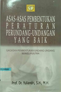 Image of ASAS-ASAS PEMBENTUKAN PERUNDANG-UNDANGAN YG BAIK