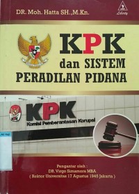 Image of KPK dan sistem peradilan pidana