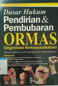 Image of Dasar hukum pendirian & pembubaran ORMAS