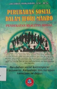 Image of PERUBAHAN SOSIAL DALAM TEORI MAKRO