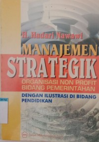 Image of Manajemen Strategik Organisasi Non Profit Bidang Pemerintahan