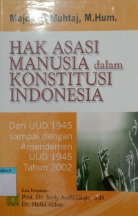 Image of Hak Asasi Manusia dalam Konstitusi Indonesia
