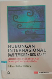 Image of Hubungan internasional dan pemikiran non-barat