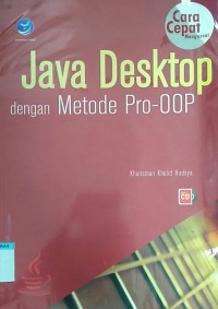Image of Java desktop dengan metode pro-OOP