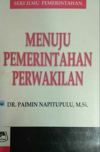 Image of Menuju pemerintahan perwakilan