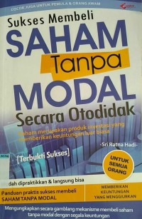 Image of Sukses membeli saham tanpa modal secara otodidak