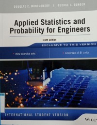 Image of Applied statistics and probability for engineers