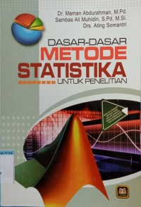 Image of Dasar-dasar metode statistika untuk penelitian
