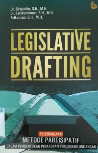 Image of LEGISLATIVE DRAFTING