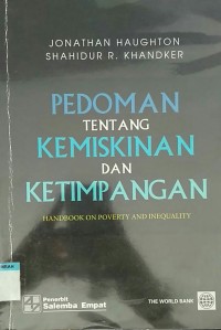 Image of Pedoman tentang kemiskinan dan ketimpangan