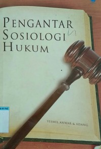 Image of Pengantar sosiologi Hukum