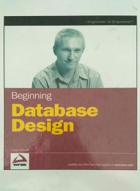 Image of Beginning database design