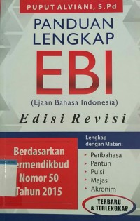 Image of PANDUAN LENGKAP EBI (Ejaan Bahasa Indonesia)