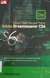 Image of Solusi tepat menjadi pakar adobr Dreamweaver CS6