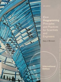 Image of C++ PROGRAMMING PRINCIPLES AND PRACTICES FOR SCIENTISTS AND ENGINEERS