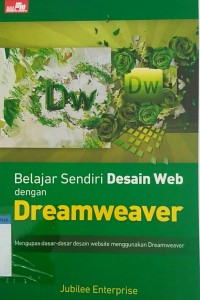 Image of Belajar sendiri desain web dengan dreamweaver