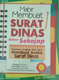 Image of Mahir membuat surat dinas dalam sekejap