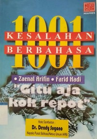 Image of 1001 kesalahan berbahasa