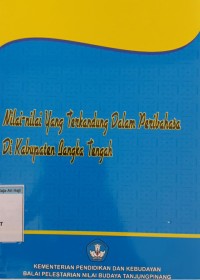 Image of Nilai-nilai terkandung dalam peribahasa di kabupaten tengah