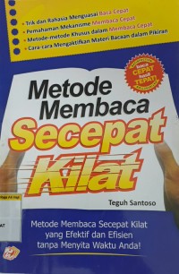 Image of Metode membaca secepat kilat