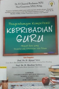 Image of Pengembangan kepribadian guru