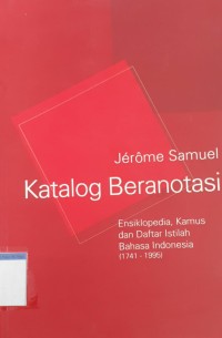 Image of KATALOG BERANOTASI