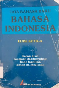Image of Tata bahasa baku bahasa indonesia