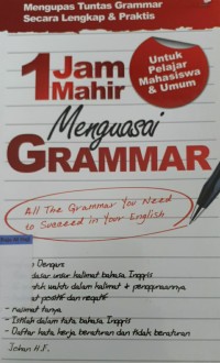 Image of 1 jam mahir menguasai grammar