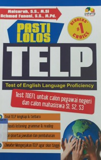 Image of Pasti lolos TELP test of English Language proficiency
