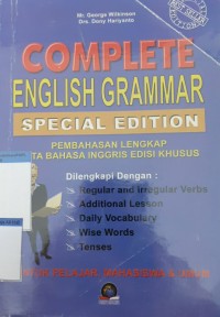 Image of Complete english grammar special edition