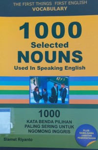 Image of 1000 Selected nouns used in speaking engslish