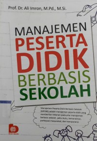 Image of Manajemen peserta didik berbasis sekolah