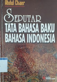 Image of Seputar tata bahasa baku bahasa indonesia