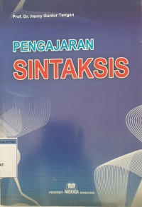 Image of PENGAJARAN SINTAKSIS