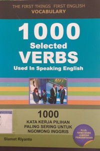 Image of 1000 Selected verbs used in speaking english