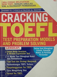 Image of Cracking the Toefl test preparation models and problem solving
