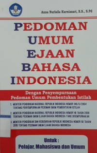 Image of Pedoman umum ejaan bahasa indonesia