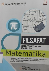 Image of FILSAFAT DAN PEMECAHAN MASALAH MATEMATIKA