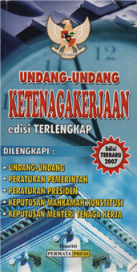 Image of Undang-Undang Ketenagakerjaan